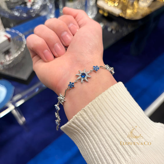 Saphira – Silberlicht Armband